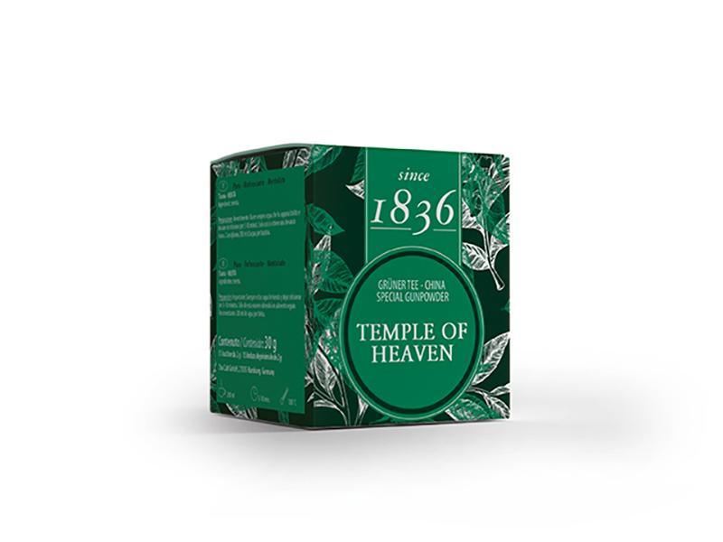 Grüner Tee China Special Gunpowder "Temple of Heaven",15 Pyramidenbeutel à 3 g - First-Cup